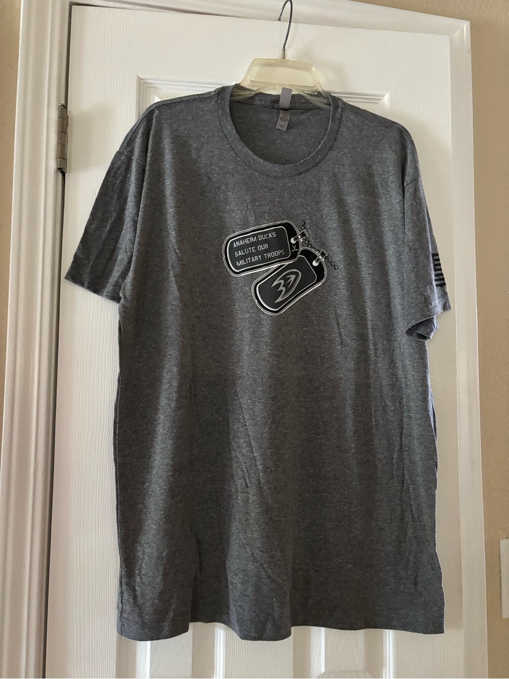 Anaheim Ducks Military Dog Tags T-shirt